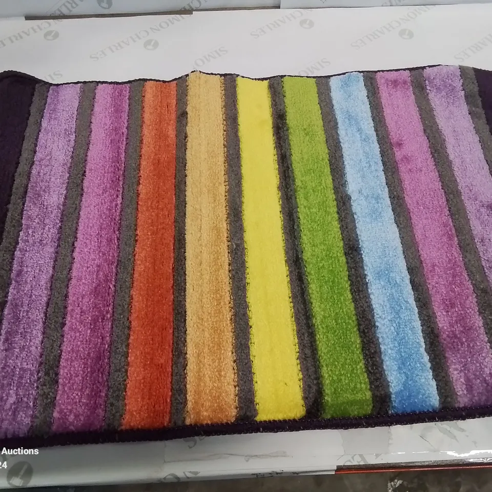BRAND NEW PACO HOME 234 MULTICOLOURED 50X80CM BATH MAT