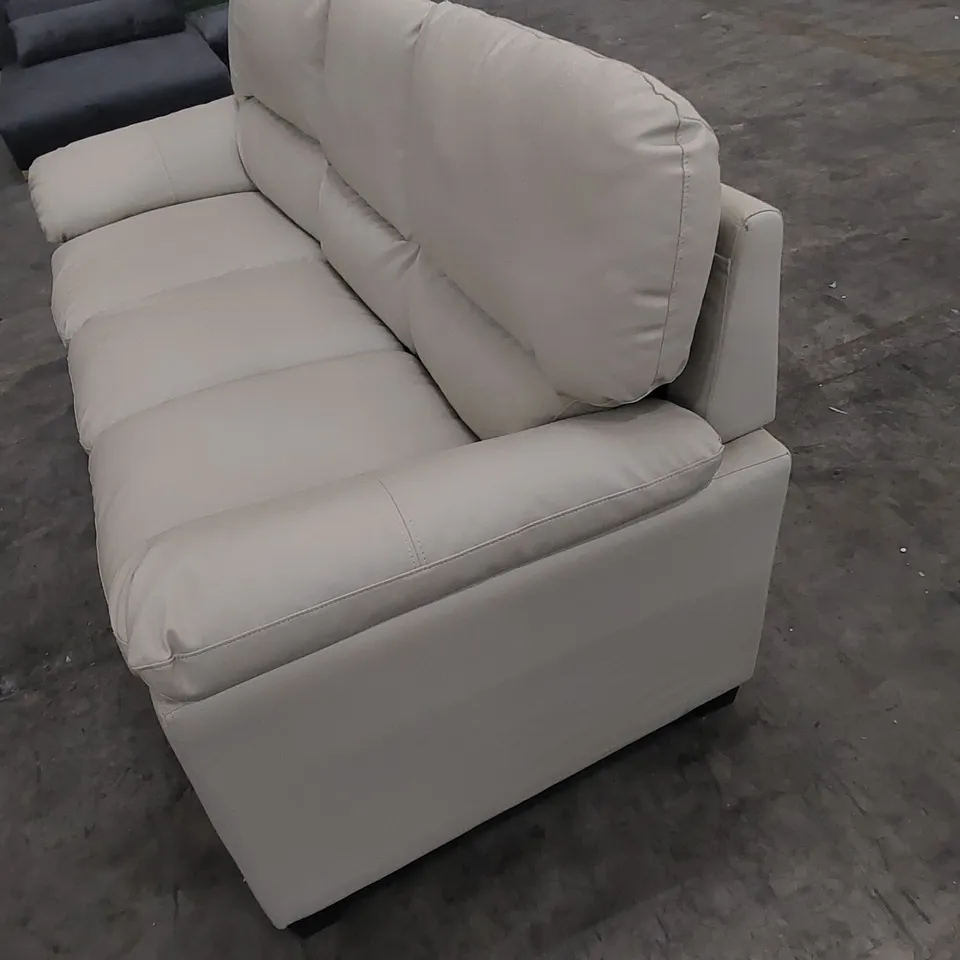 DESIGNER LEATHER 3 SEATER SOFA 