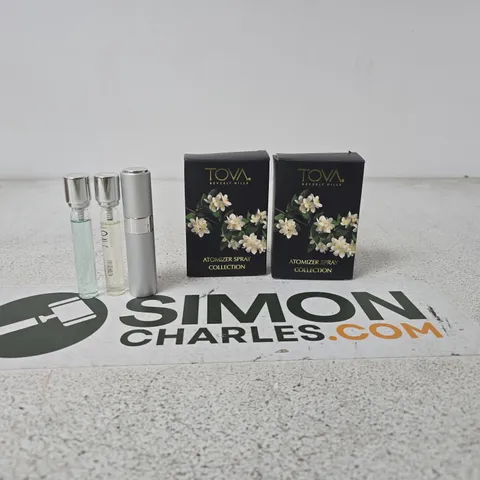3 X SET OF TOVA ATOMIZER SPRAY COLLECTIONS