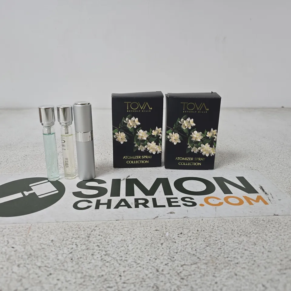3 X SET OF TOVA ATOMIZER SPRAY COLLECTIONS