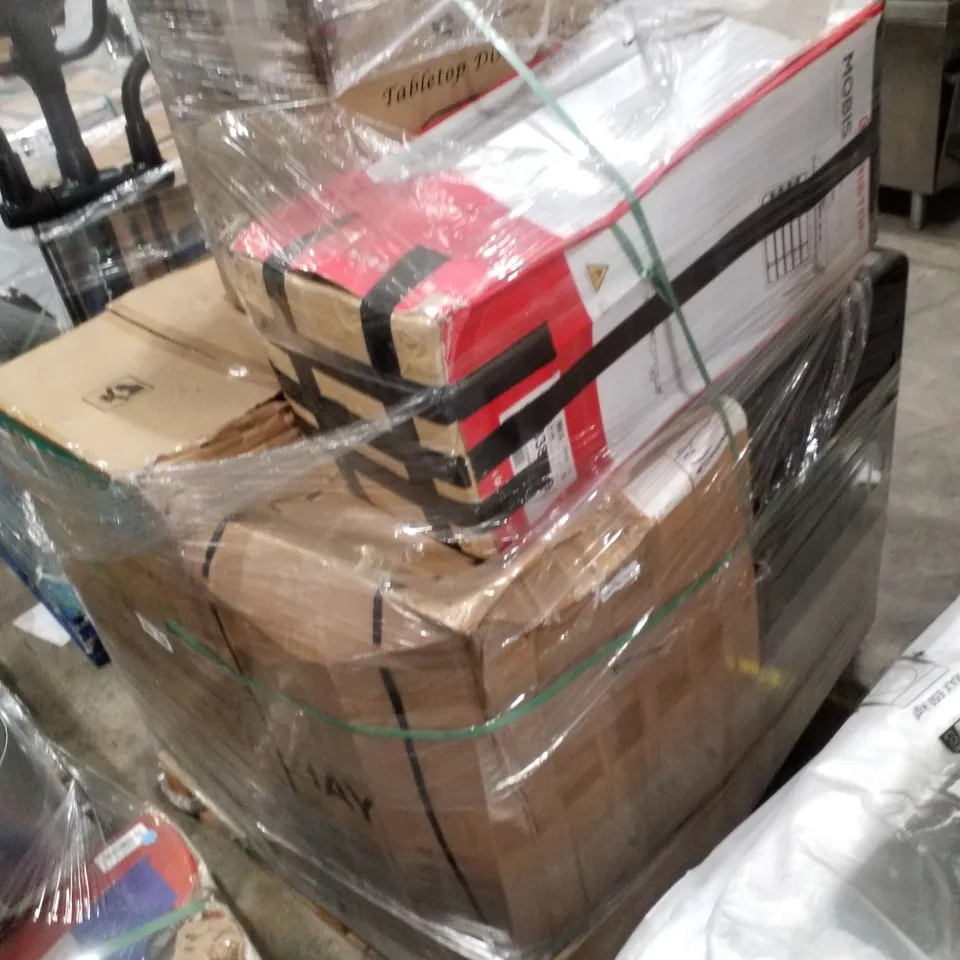 PALLET OF APPROXIMATELY 6 UNPROCESSED RAW RETURN WHITE GOODS TO INCLUDE