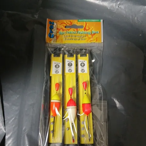 BOX OF APPROXIMATELY 50 X NALU 3PC HAND FISHING LINE