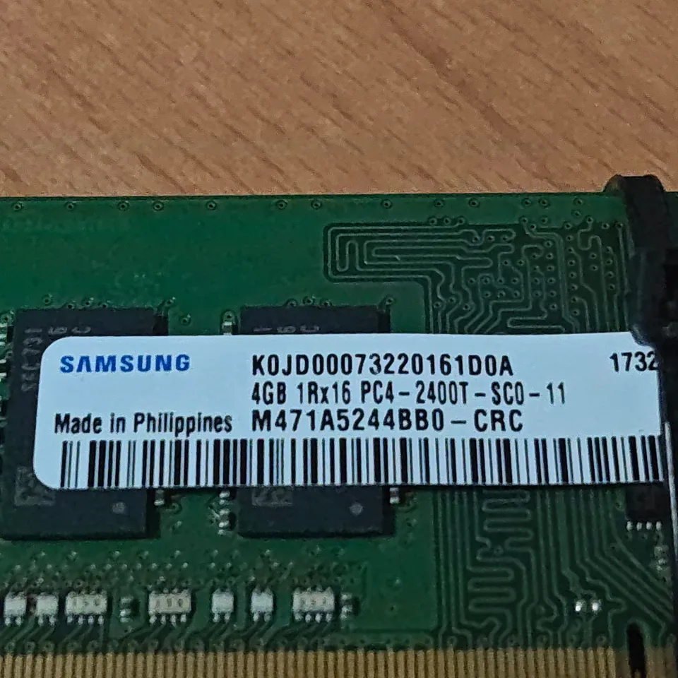 LOT OF 9 SAMSUNG 4GB 1RX16 PC4-2400T LAPTOP RAM - K0JD00073220161D0A