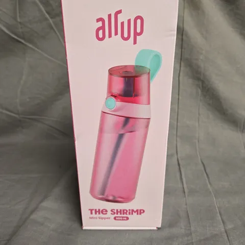 SEALED AIR UP THE SHRIMP MINI SIPPER WATER BOTTLE IN PINK 600ML