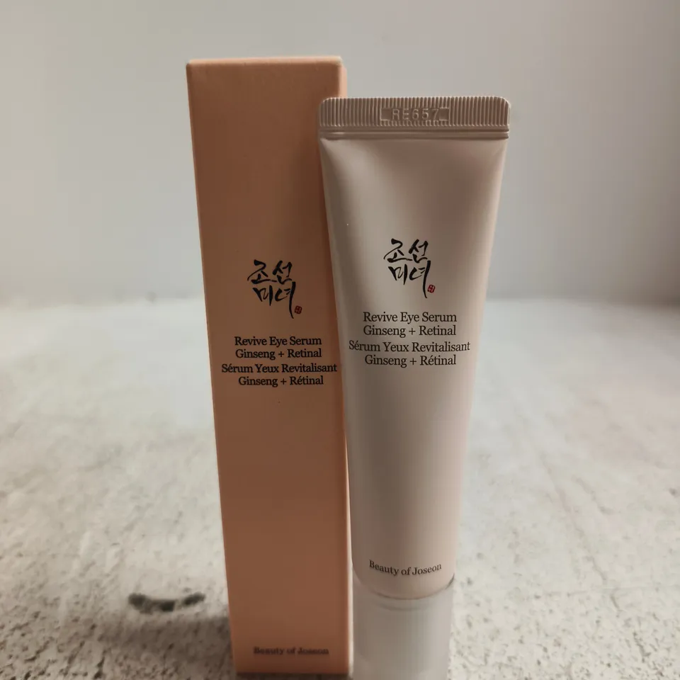 BOXED BEAUTY OF JOSEON REVIVE EYE SERUM GINSENG + RETINAL – EYE CARE SERUM - 30ML