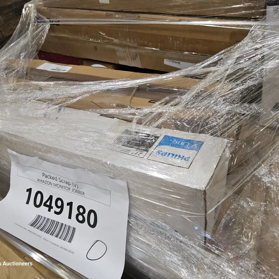PALLET OF APPROXIMATELY 22 UNPROCESSED RAW RETURN MONITORS TO INCLUDE;