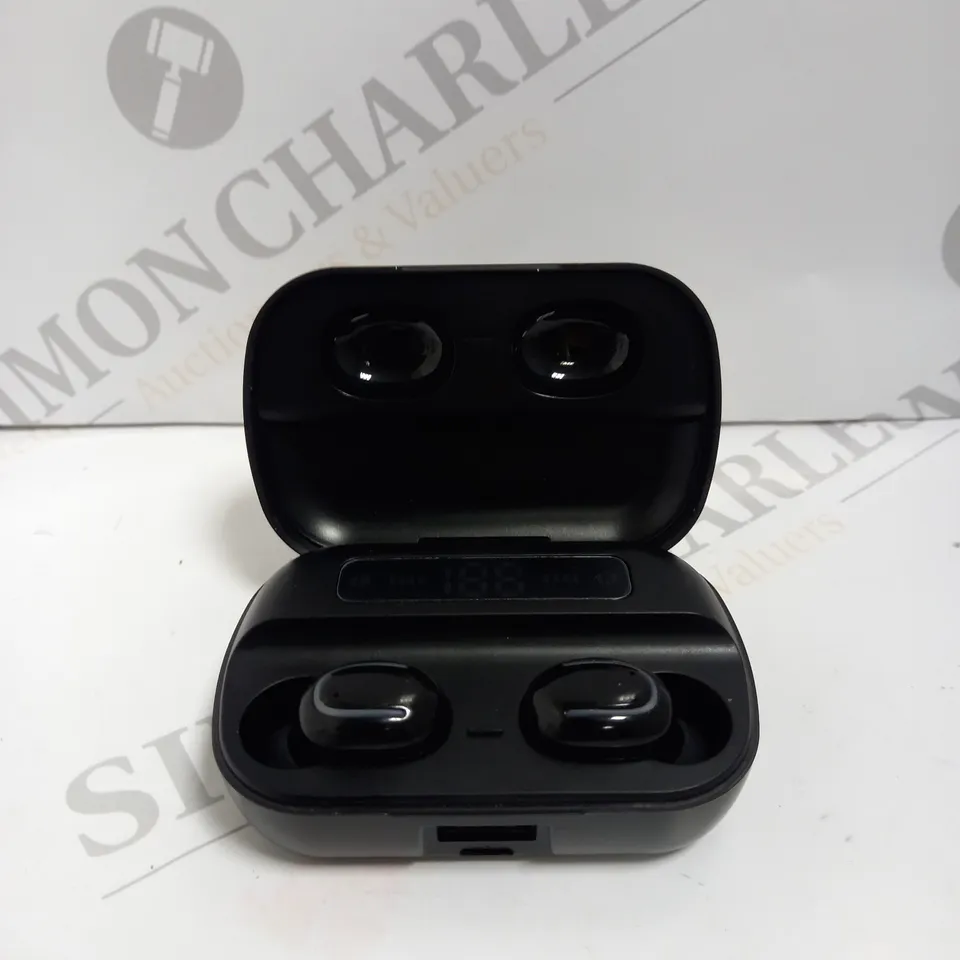 BOXED TWS HBQ-Q82SUPER MINI WIRELESS EARPHONES BLACK 