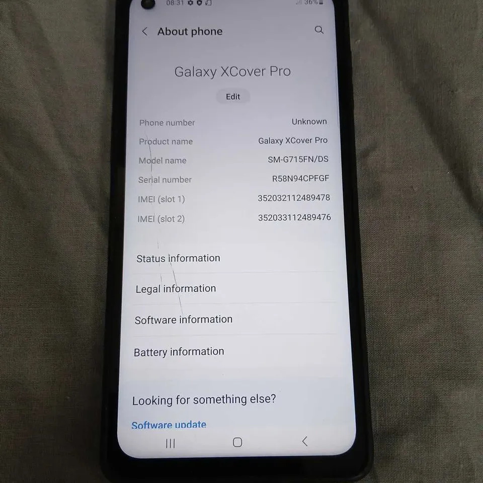 SAMSUNG GALAXY XCOVER PRO SM-G715FN/DS –