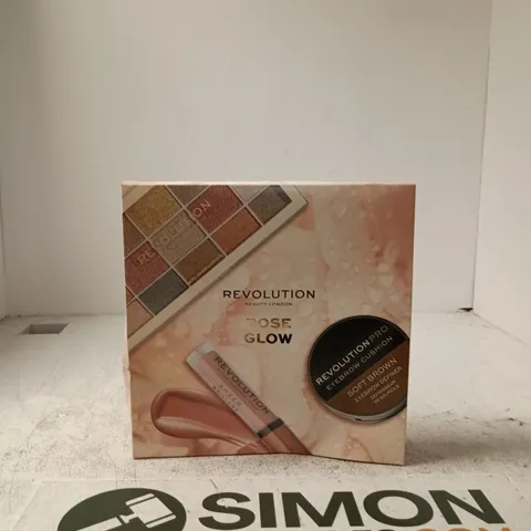 REVOLUTION BEAUTY ROSE GLOW EYESHADOW PALETTE – BOXED