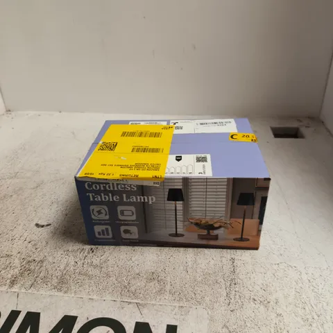 CORDLESS TABLE LAMP β BOXED