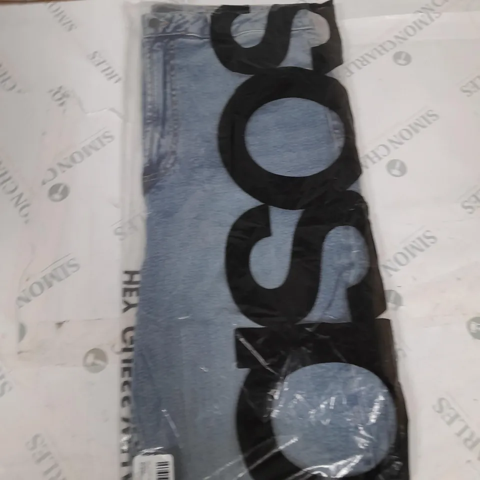 BAGGED ASOS DESIGN TALL SLIM MOM JEANS SIZE W34 L38