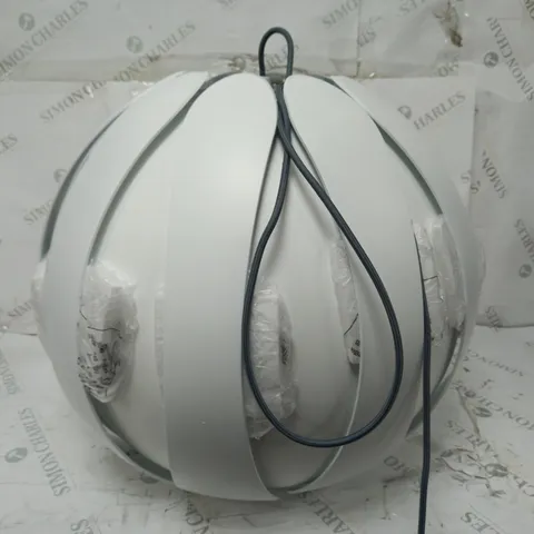 BOXED LEDS-C4 ANGIE 1 LIGHT GLOBE PENDANT WHITE MATTE