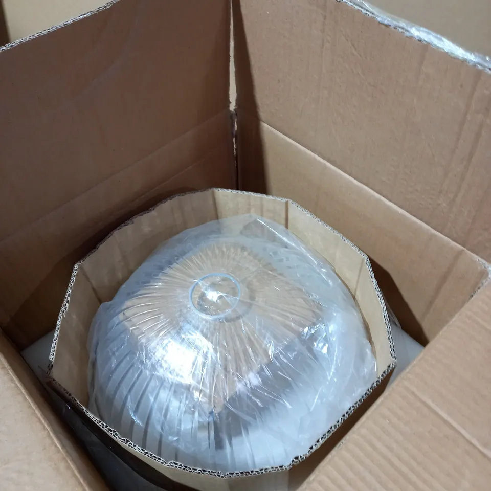 BAY LIGHTING CARTER LARGE GLASS CLEAR CEILING LIGHT