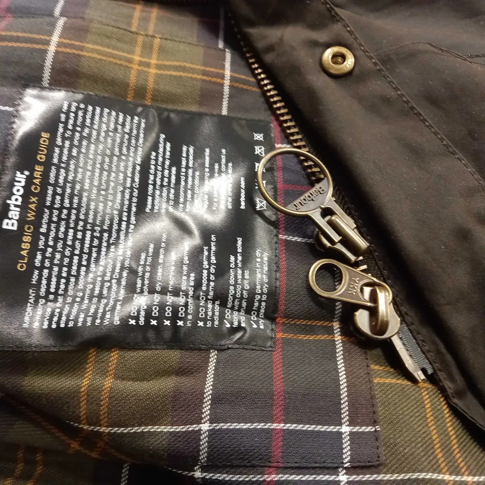 BARBOUR ASHBY WAX JACKET - XXL