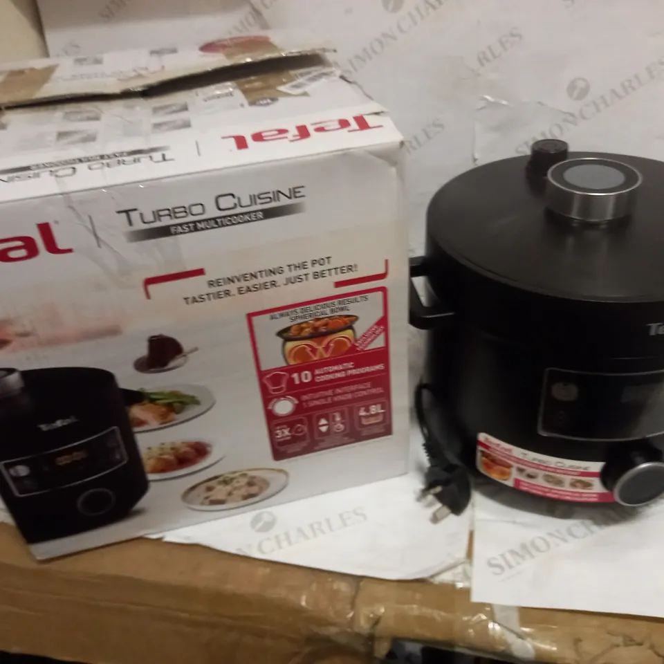 TEFAL TURBO CUISINE CY754840 ELECTRIC PRESSURE COOKER