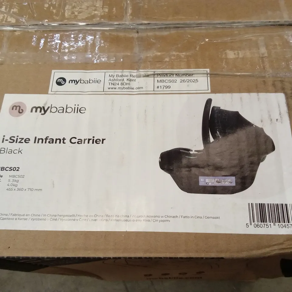 BOXED MYBABIIE I-SIZE INFANT CARRIER 