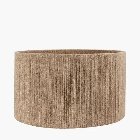 BOXED ISSA NATURAL ROPE 40CM CYLINDER LAMPSHADE