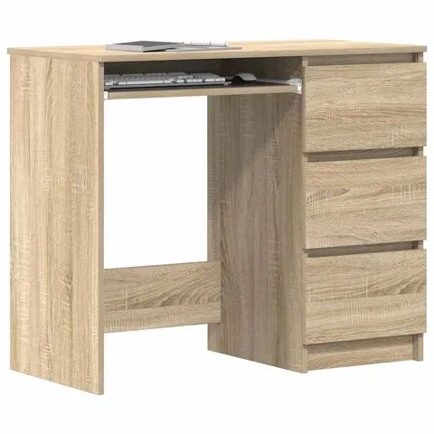 BOXED RAEBURN DESK IN OAK (1 BOX)