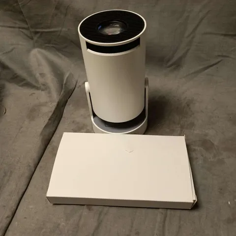 WHITE PORTABLE ULTRA HD PROJECTOR WITH ORIGINAL BOX 