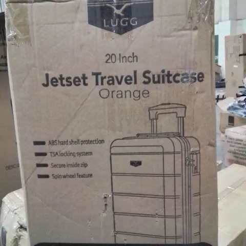 BOXED LUGG JETSET 20" SUITCASE SET -ORANGE- 