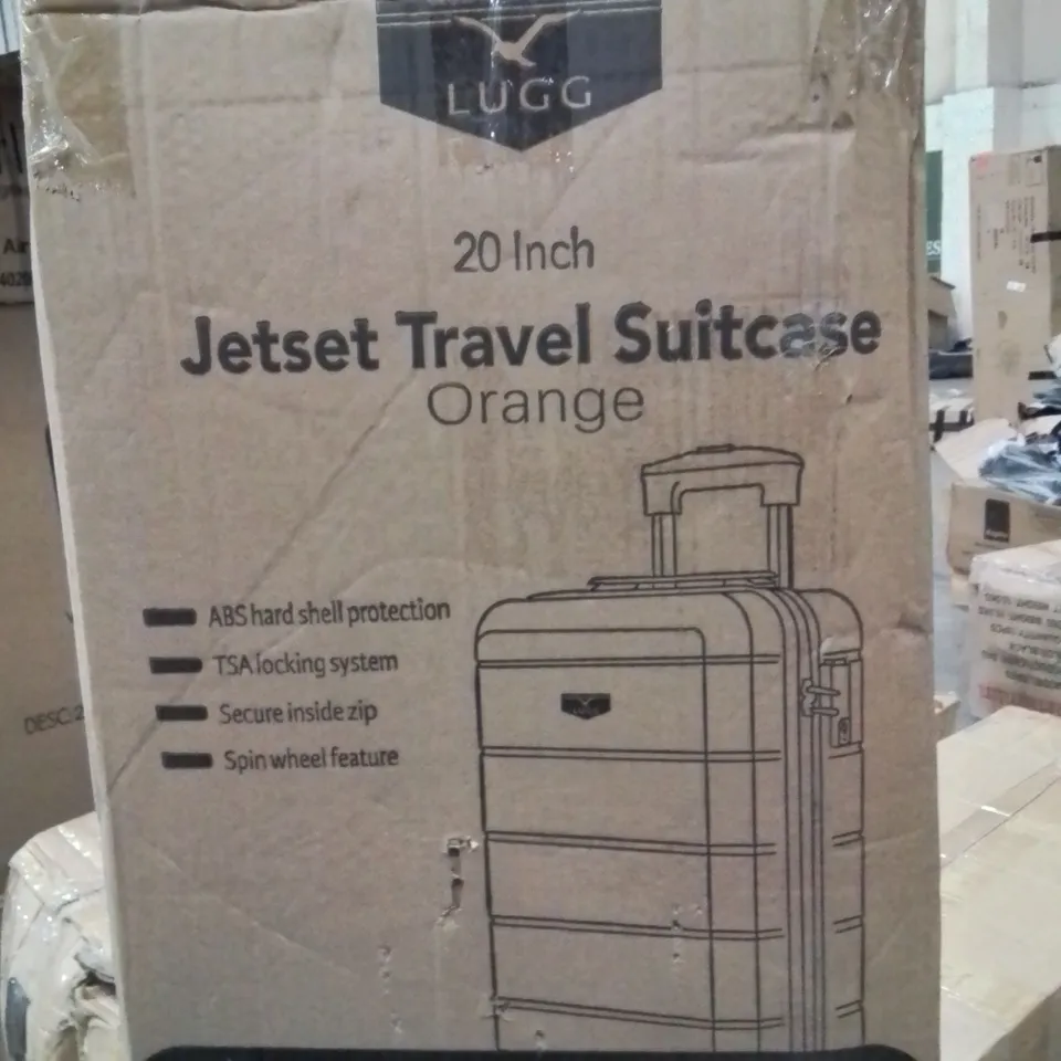 BOXED LUGG JETSET 20" SUITCASE SET -ORANGE- 