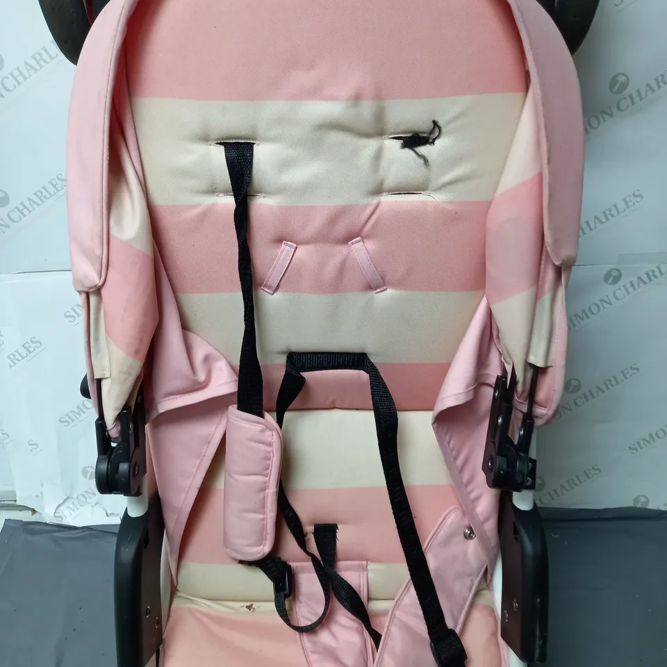 MY BABIIE BILLIE FAIERS MB30 PUSHCHAIR, PINK STRIPES- COLLECTION ONLY- RRP £155