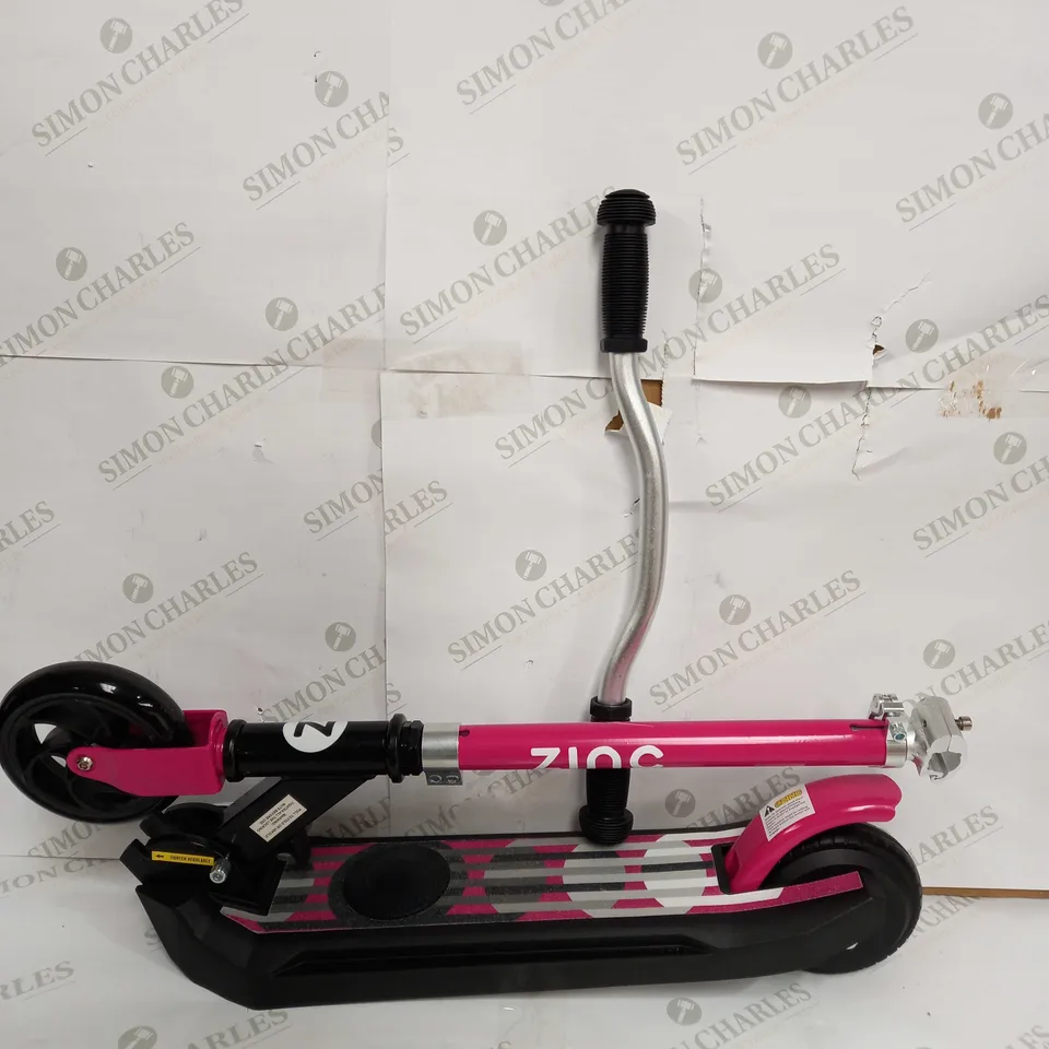 ZINC E4 MAX ELECTRIC SCOOTER - PINK (BOX WATER DAMAGED)  RRP £139.99