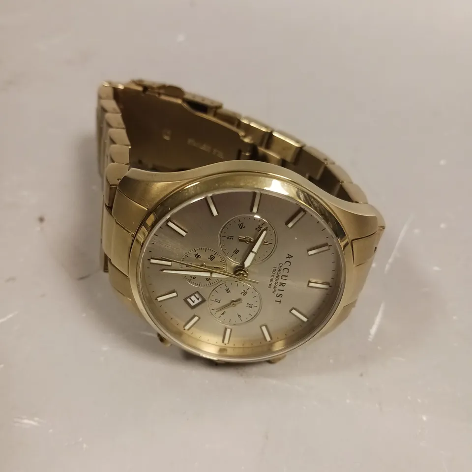 ACCURIST MENS STAINLESS STEEL BRACELET WATCH
