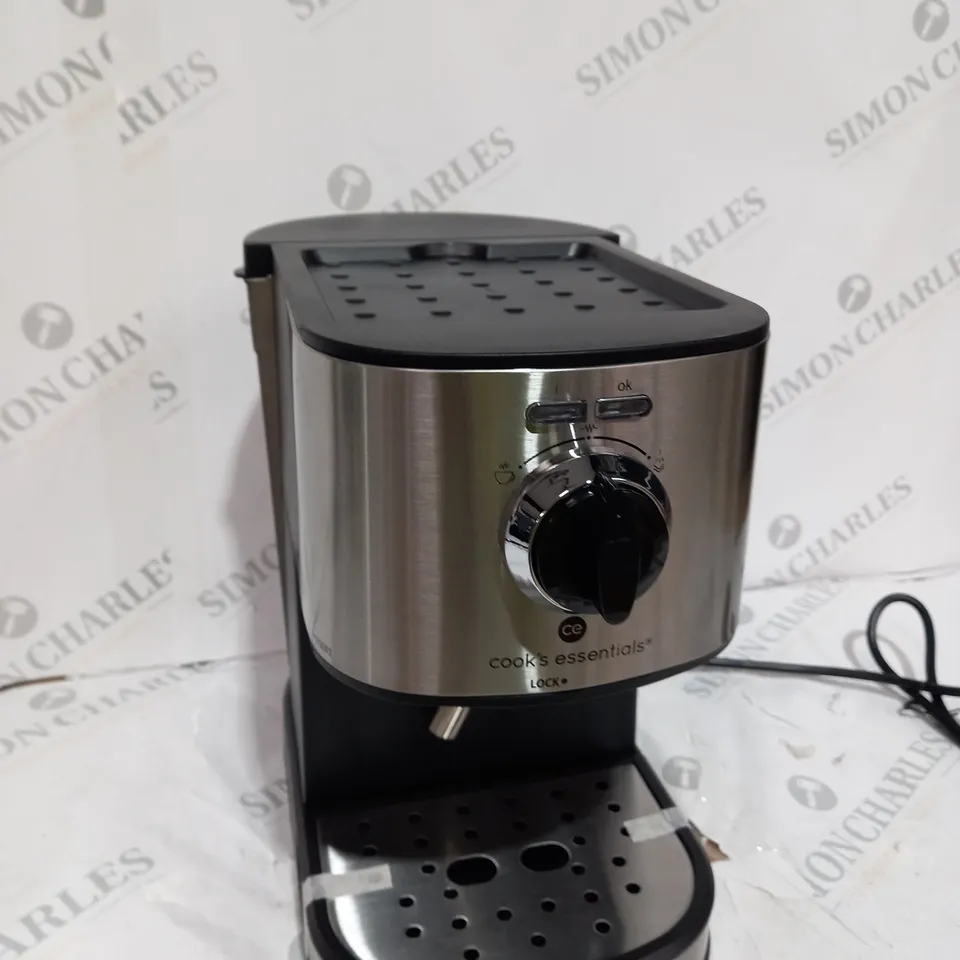 BOXED COOK'S ESSENTIALS PUMP ESPRESSO COFFEE MACHINE
