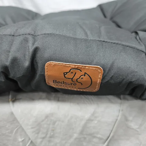 BEDSURE DOG BED β BLACK TUFTED CUSHION