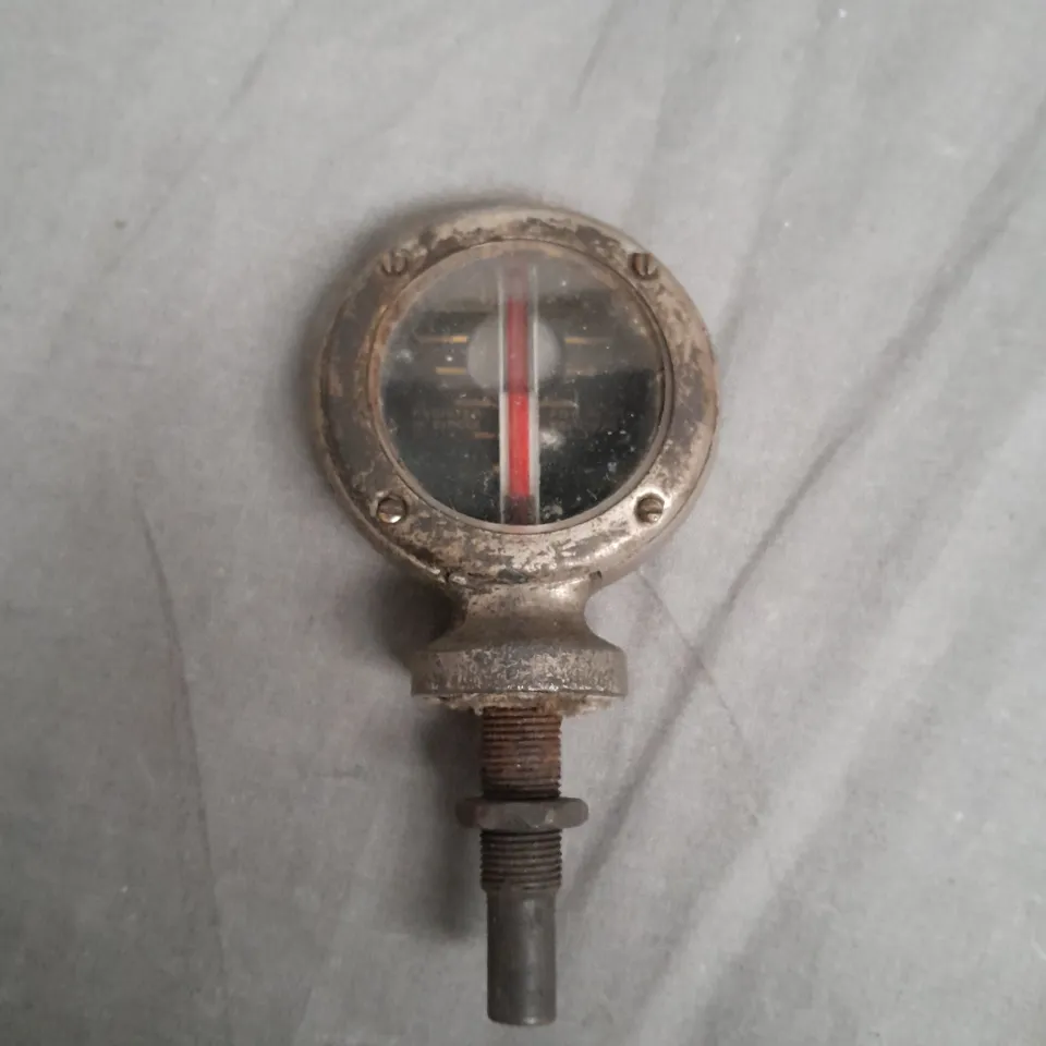 1920-30 BOYCE MOTO-METER RADIATOR-THERMOSTAT GAUGE 