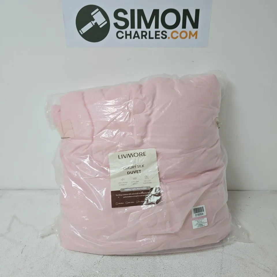 LIVMORE LUXURY SILK DUVET – PINK