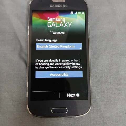 SAMSUNG GALAXY SMARTPHONE – BLACK