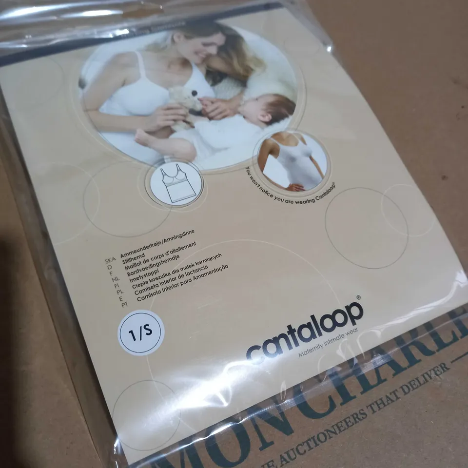 CANTALOOP NURSING CAMISOLE WHITE SMALL APPROX. 10pc