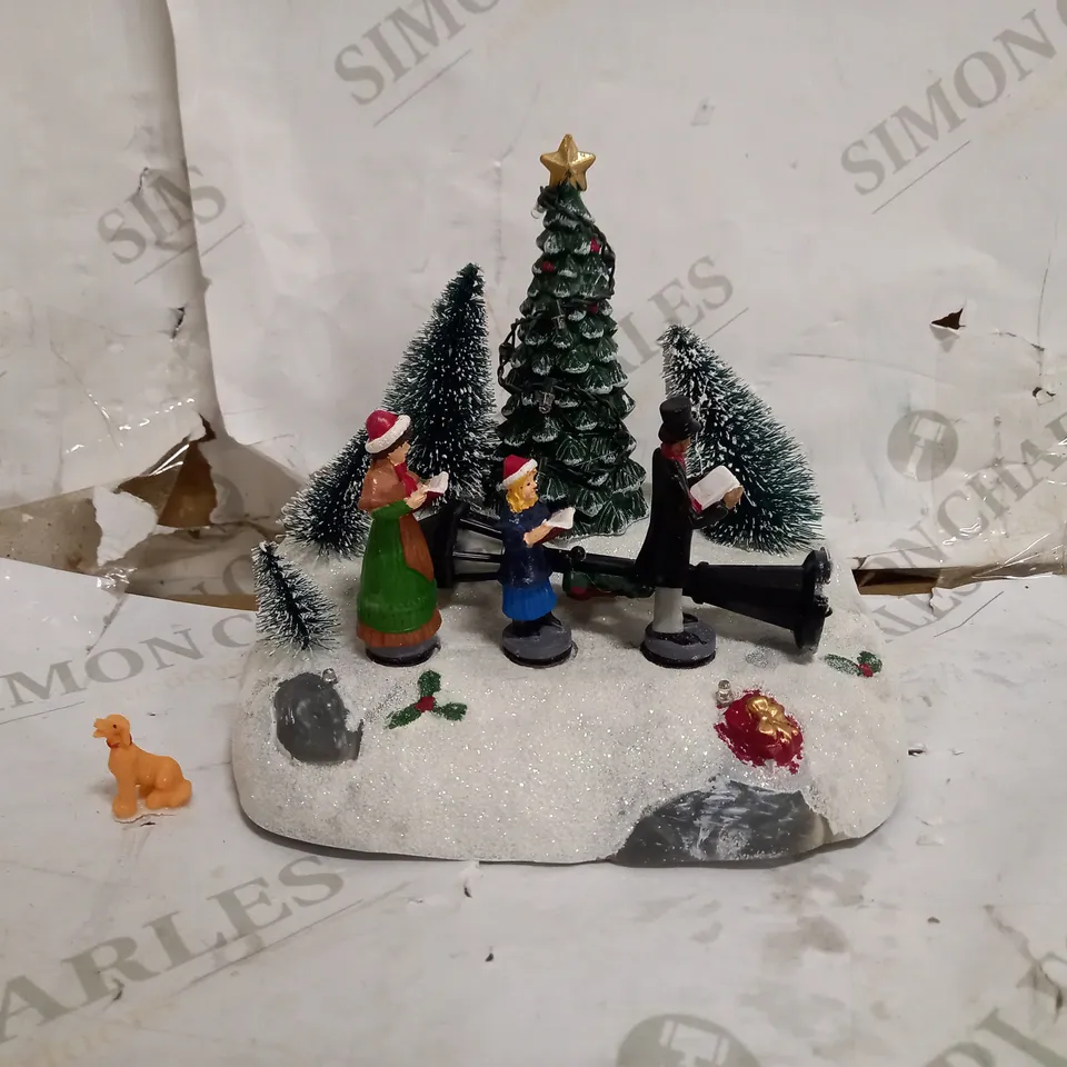 DESIGNER FESTIVE LED CHRISTMAS SCENE WITH MUSIC RRP £24.99