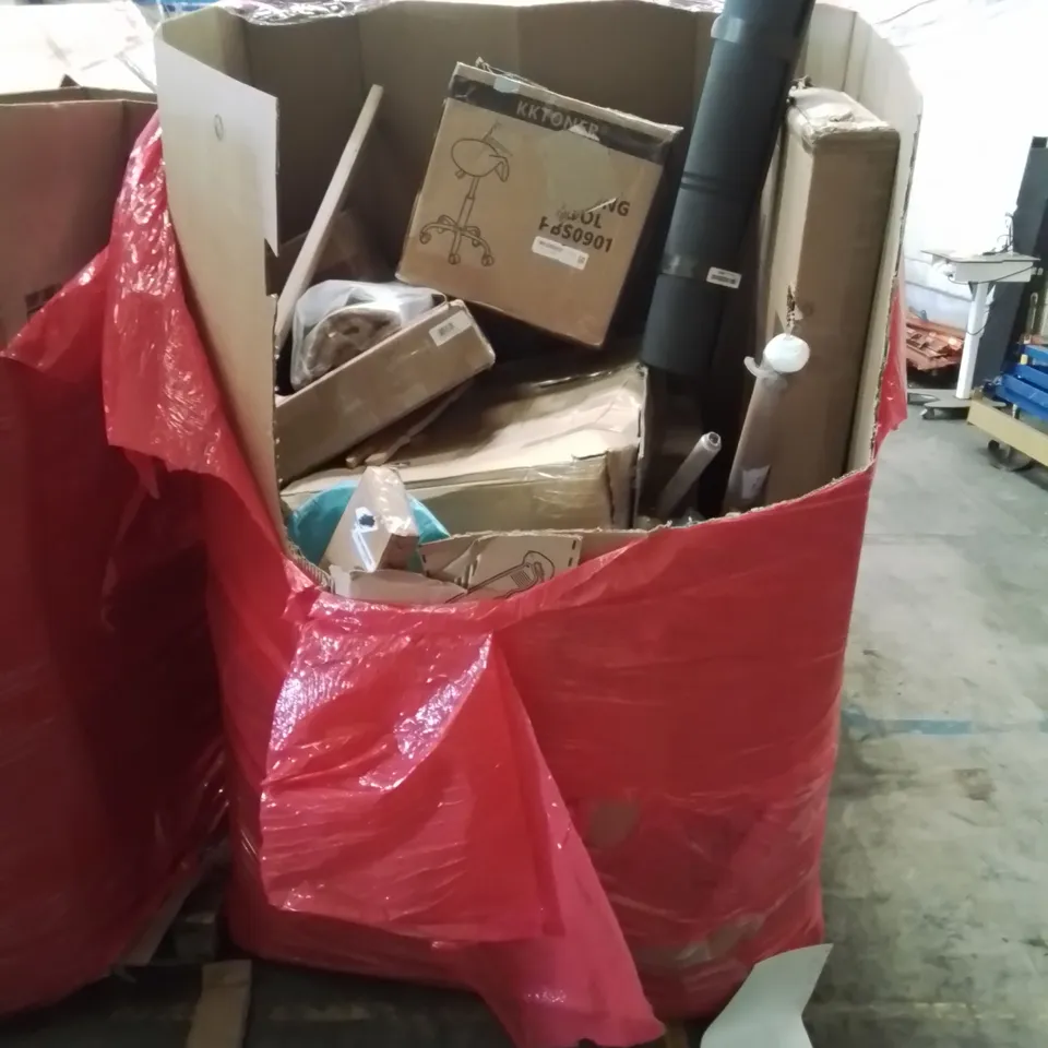 PALLET CONTAINING VARIOUS BOXED ITEMS TO INCLUDE KNEELING STOOL, ETC.