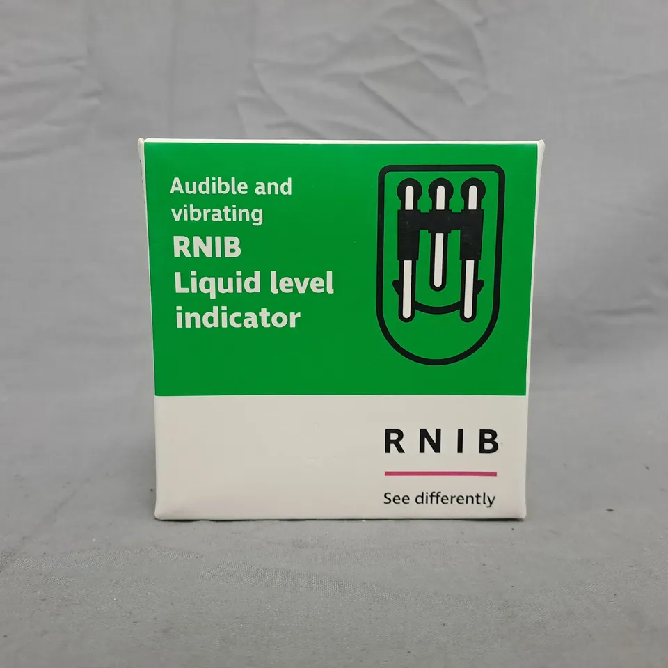 RNIB AUDIBLE & VIBRATING LIQUID LEVEL INDICATOR