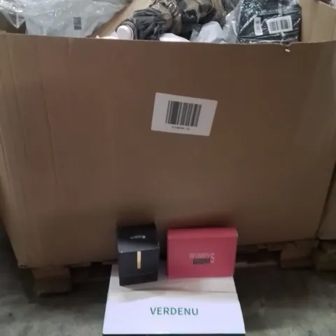 PALLET CONTAINING A LARGE QUANTITY OF PET GEAR,ELECTRONICS,KITCHEN ESSENTIALS PRODUCTS TO INCLUDE;SEEDING HEAR MAT,COFFEE MAKER,WOMEN'S BRA