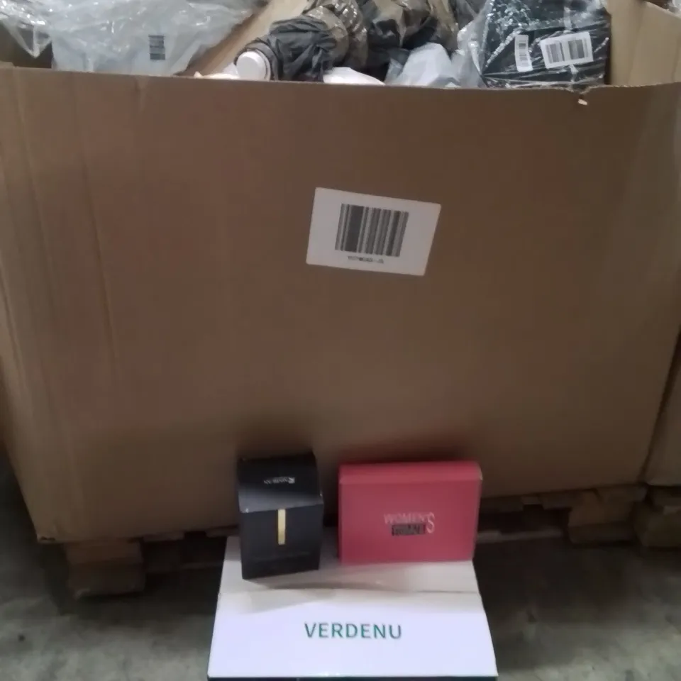 PALLET CONTAINING A LARGE QUANTITY OF PET GEAR,ELECTRONICS,KITCHEN ESSENTIALS PRODUCTS TO INCLUDE;SEEDING HEAR MAT,COFFEE MAKER,WOMEN'S BRA
