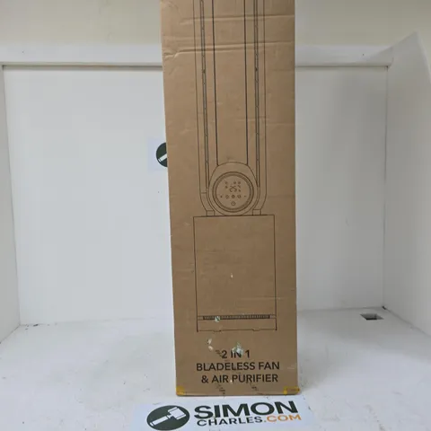 BOXED 2-IN-1 BLADELESS FAN & AIR PURIFIER