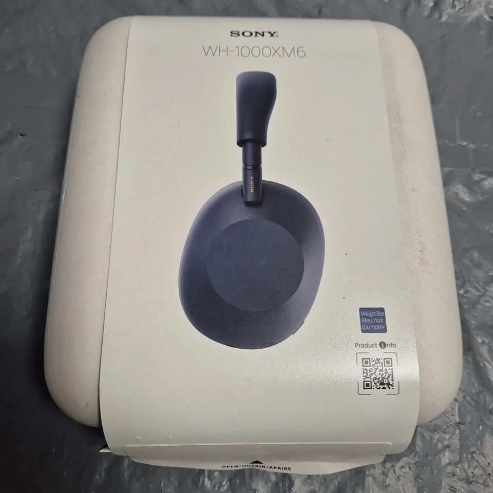BOXED SONY WH-1000XM6 WIRELESS NOISE CANCELLING STEREO HEADPHONES