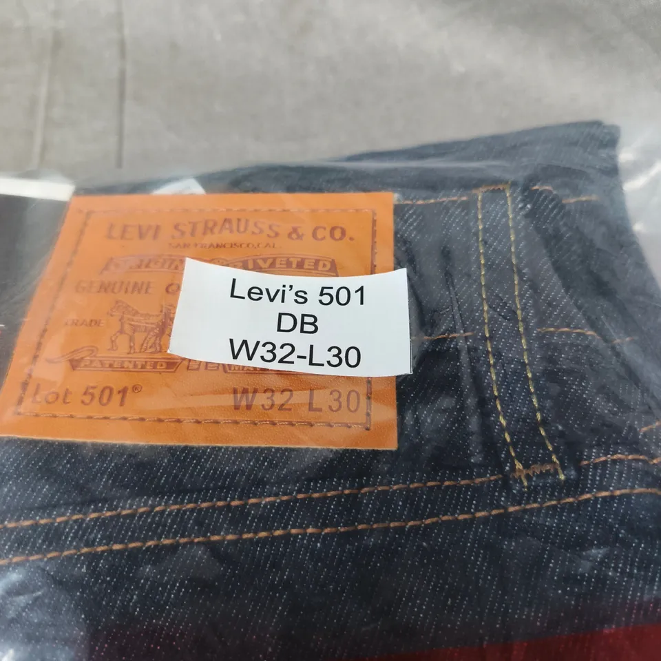 LEVI'S 501 JEANS W32 L30 BAGGED