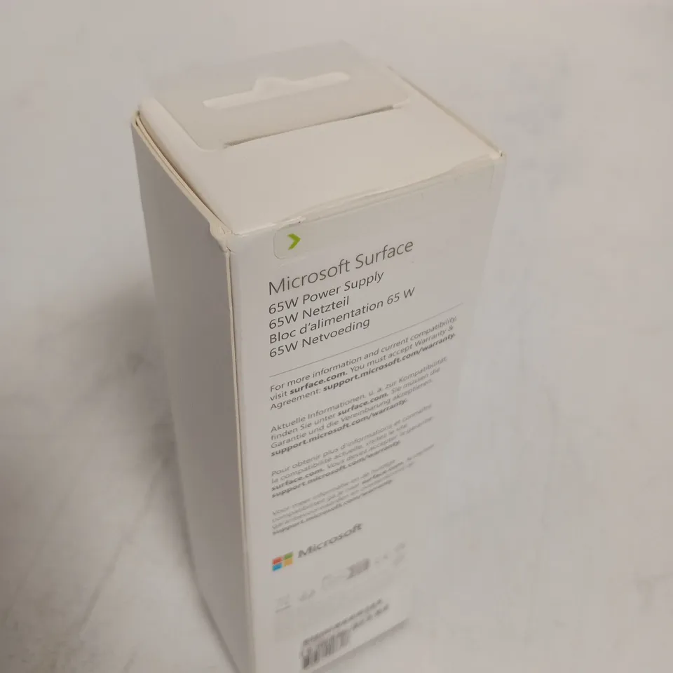 SEALED MICROSOFT SURFACE 65W POWER SUPPLY