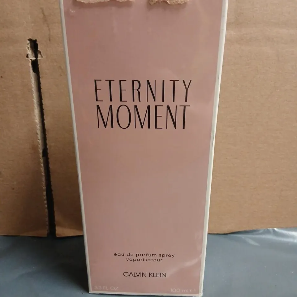 BOXED AND SEALED CALVIN KLEIN ETERNITY MOMENT EAU DE PARFUM 100ML