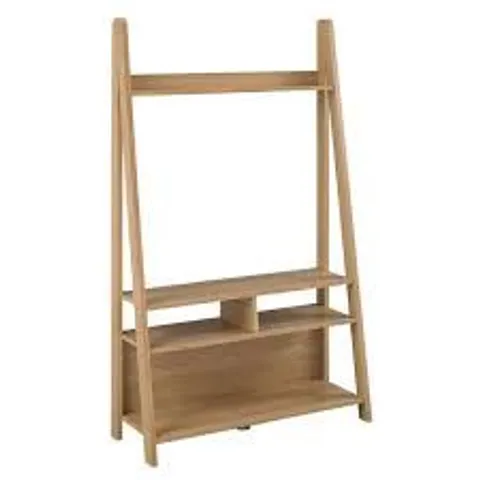BOXED TIVA LADDER TV UNIT - OAK (1 BOX)