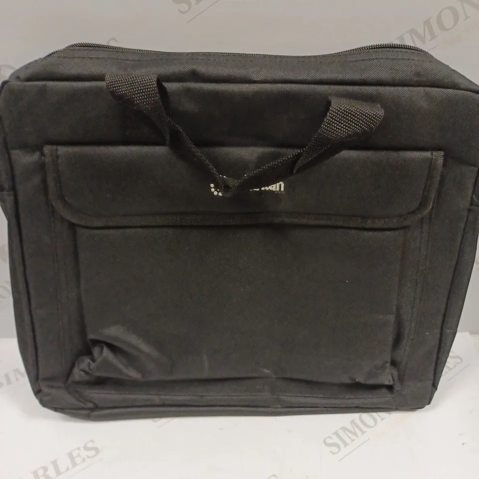 BOX OF 7 ASSORTED LAPTOP CARRY BAGS TO INCLUDE DELL, TARGUS, MANHATTAN ETC 