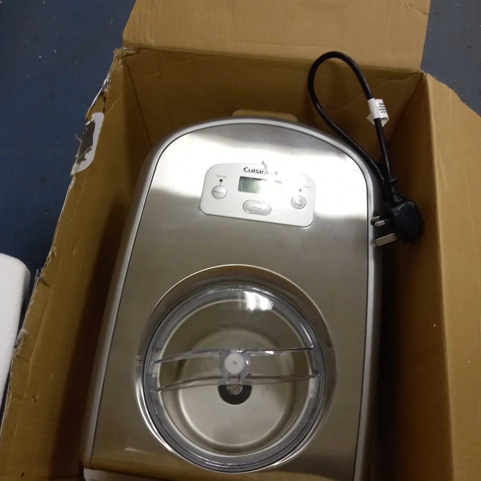 CUISINART ICE CREAM & GELATO PROFFESSIONAL FREEZE BOWL 