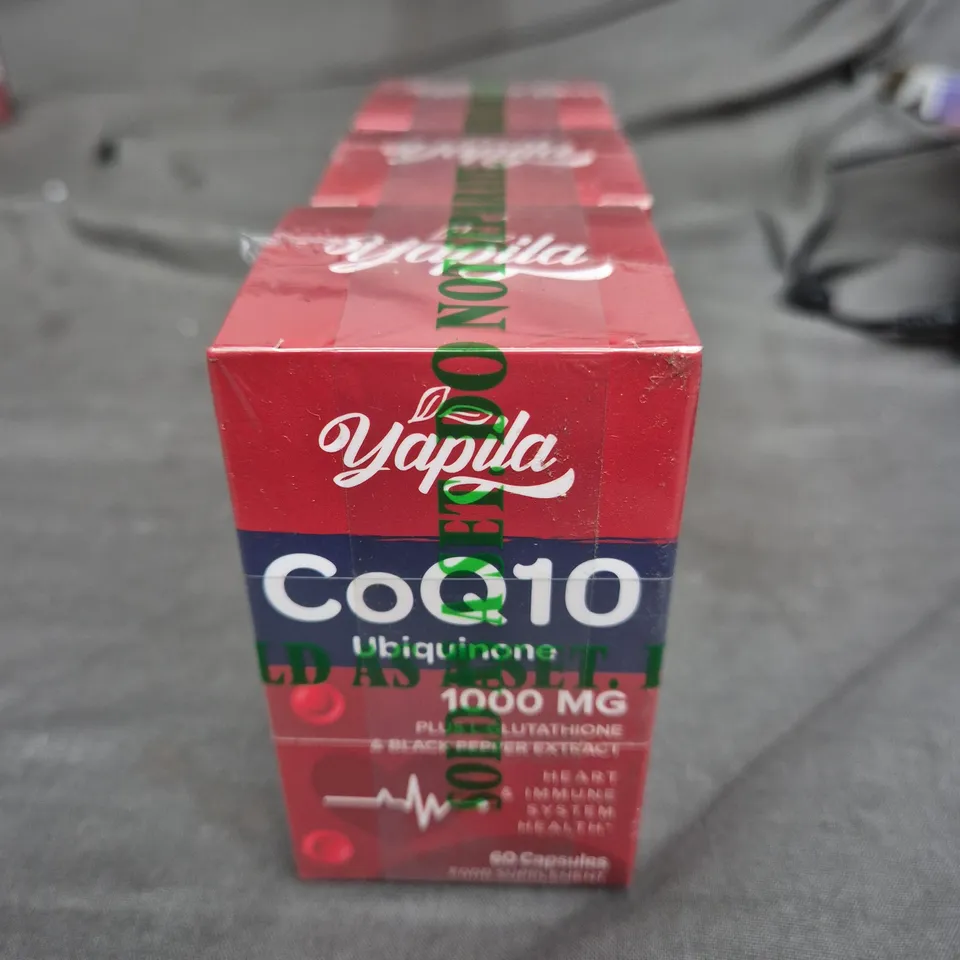 3 X COQ10 UBIQUINONE 1000 MG – 60 CAPSULES 