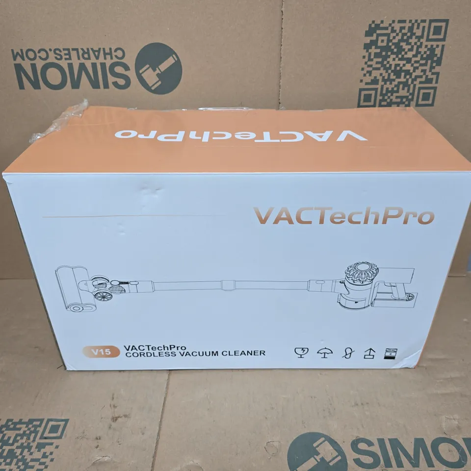 BOXED VACTECHPRO CORDLESS VACUUM CLEANER