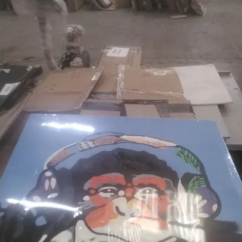 BOXED MONKEY OIL CAVAS PAINTING